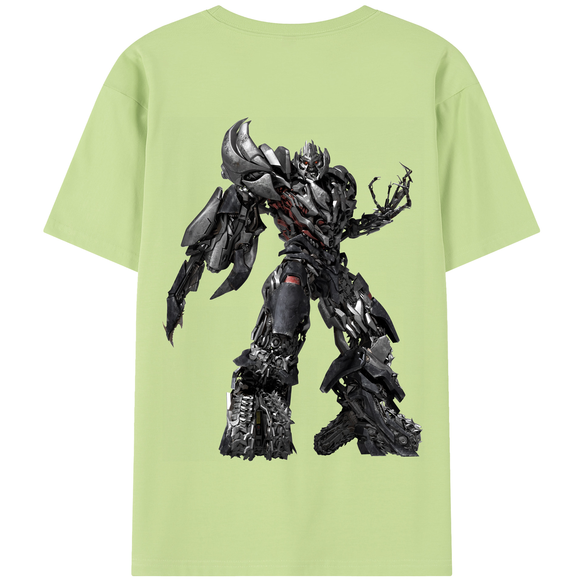 （画像用） Transformers トランスフォーマー 綿100％半袖Tシャツ（背面プリント）